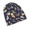 2D Flat Printing All Birds Pattern Adult Fashion Beanie That Effortlessly Transitions from Morning Commutes To Evening Walks While Maintaining a Clean