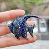 Elegant Flamingo Crystal Brooch: Cute Animal Pin for Coats or Jackets