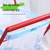 Portable Folding Trash Rack with Wooden Handle for Kitchen and Camping