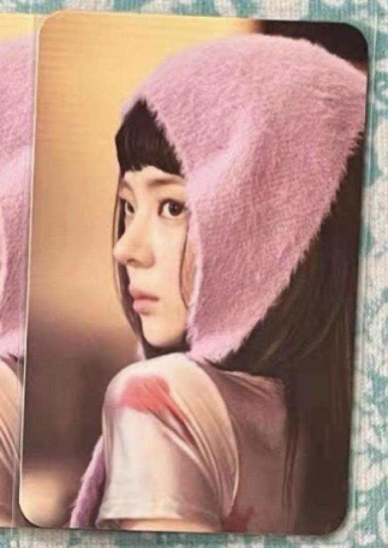 

[USED] itzy GWBG musickorea pre-order bonus trading card rear