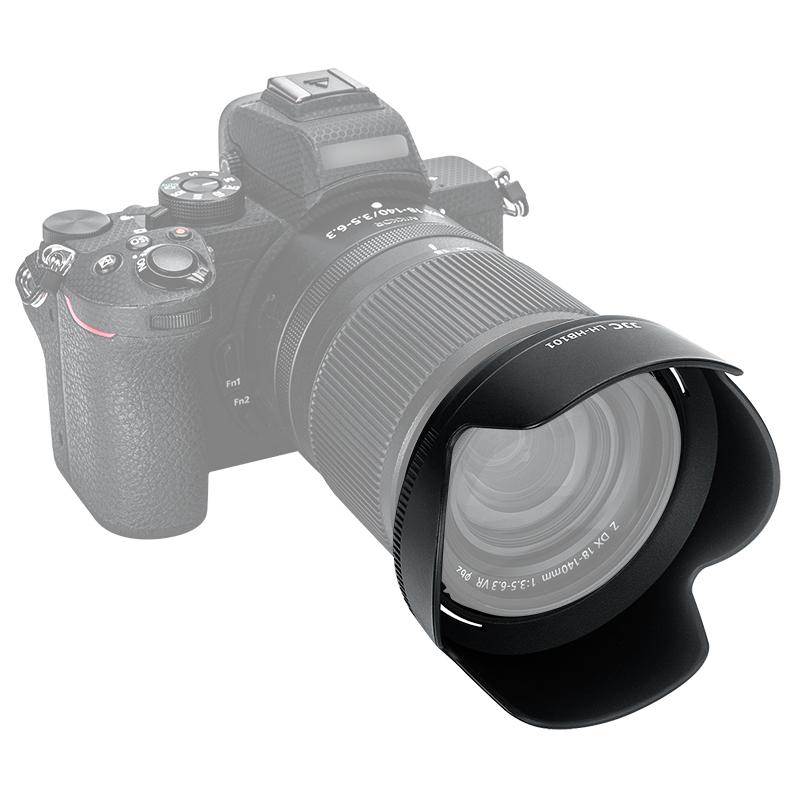 

JJC Reversible Lens Hood for Nikon ZFC Z fc Z50 Compatible with NIKKOR Z DX 18-140mm f/3.5-6.3 VR Lens Replaces HB-101 Lens Hood