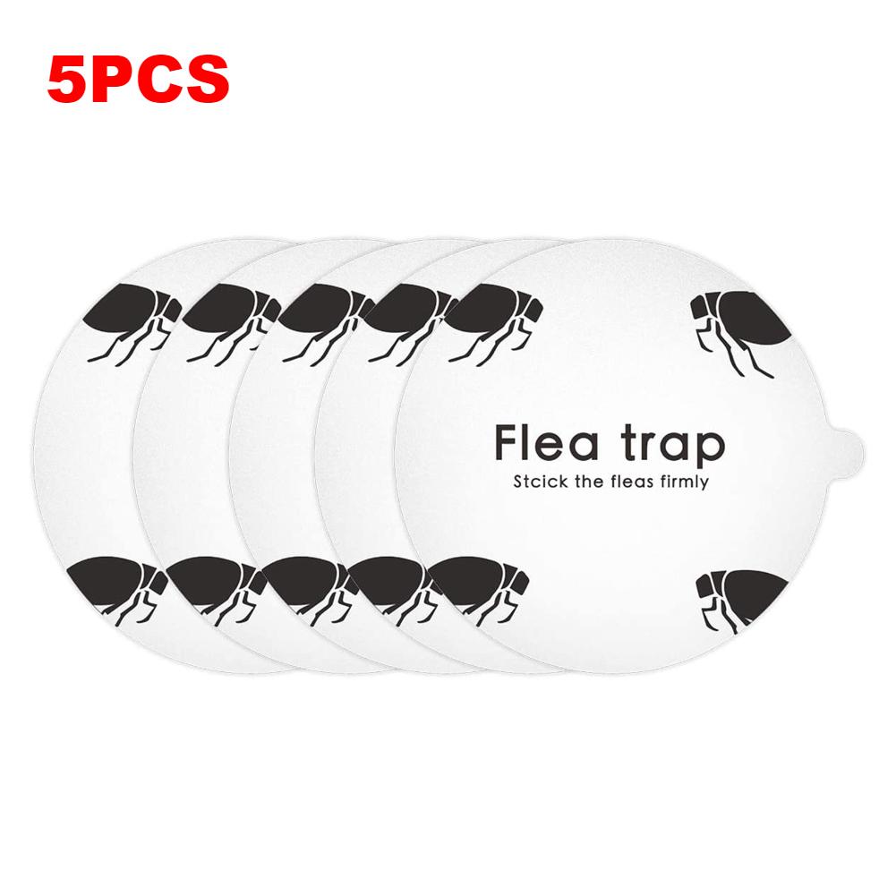 Flea Killer Trap with 2 Glue Discs Pad Bed Bug Trap Light Bulb Safe for Children Pet Dog Cat Best Control for Home House Inside