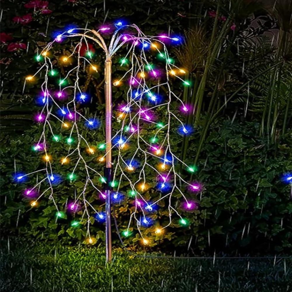 Outdoor LED Solar Fairy Lights Waterproof Landscape Pathway Decor Lawn Lamp for Villa Street Patio Balcony