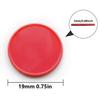 100 Chips & 10 Dices Set - 19mm Opaque Plastic Color Learning Counters Mini Poker Chips Game Tokens, Party Game Prop JXB