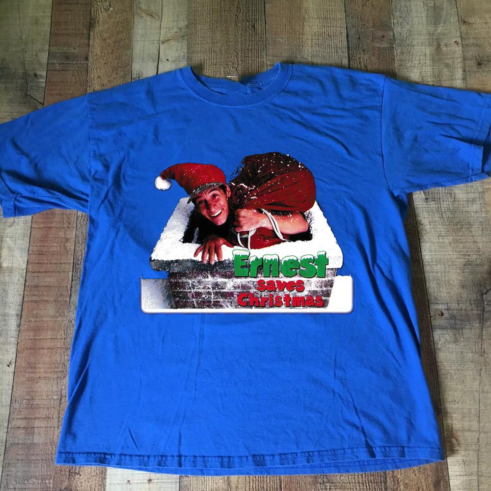 Heißes Ernest Rettet Weihnachten Geschenk Für Familie T-Shirt Volle Größe S-5XL AA1604 Unisex T-Shirt