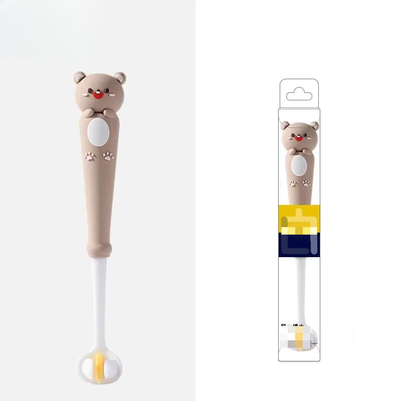 Cartoon Three Sided Creative Toothbrush Baby Infants 3-10 Years Oral Cleaning Small Head Soft Bristled Toothbrushes for Kids
