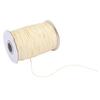 160m Wax Line DIY Environmentally Friendly Hand Woven Rope Necklace Cotton Thread 1mm(35 # Beige )