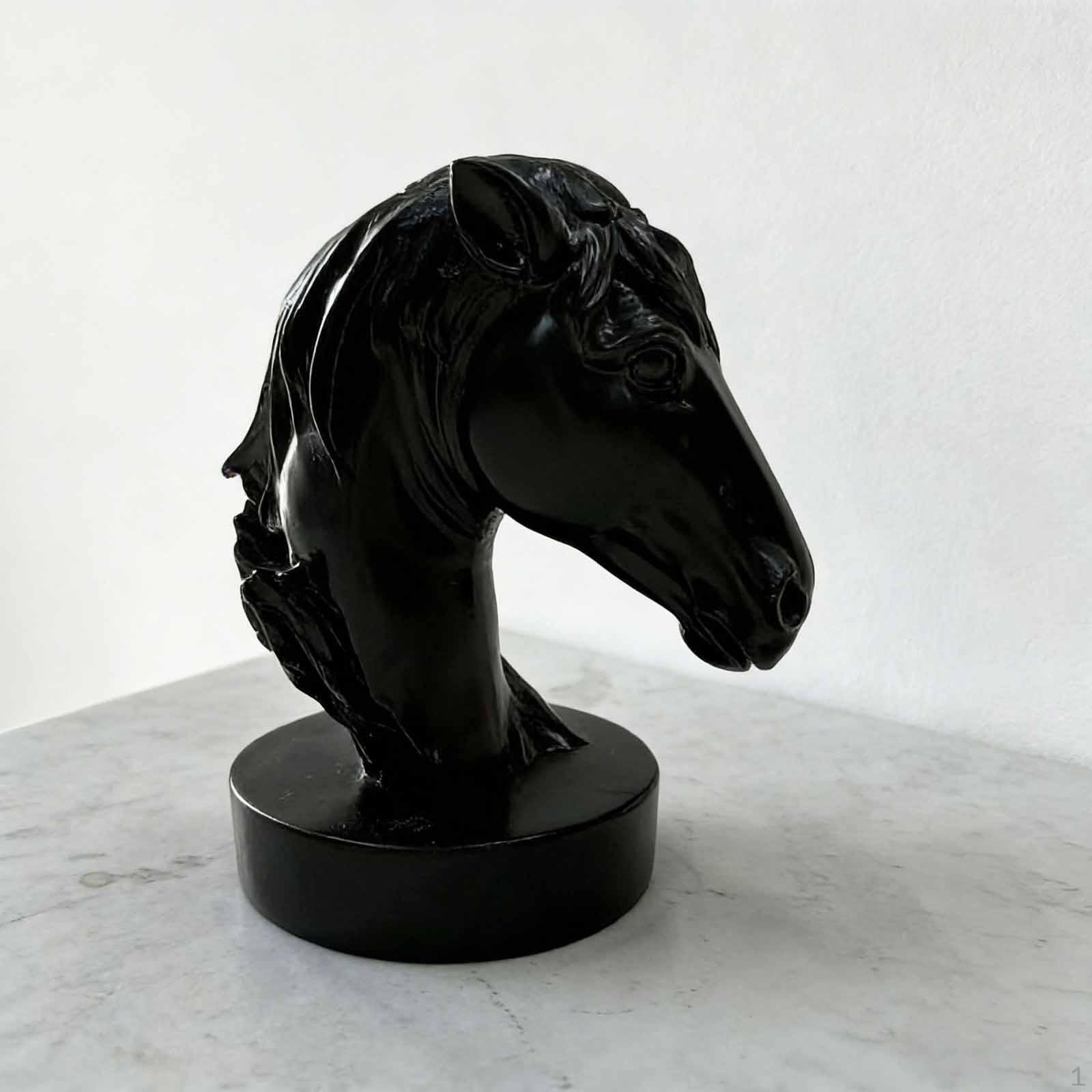 

Collectible Statuette, Simple Animal Sculpture, Desk Figurine for Living Room, Wedding, Halloween, чёрный