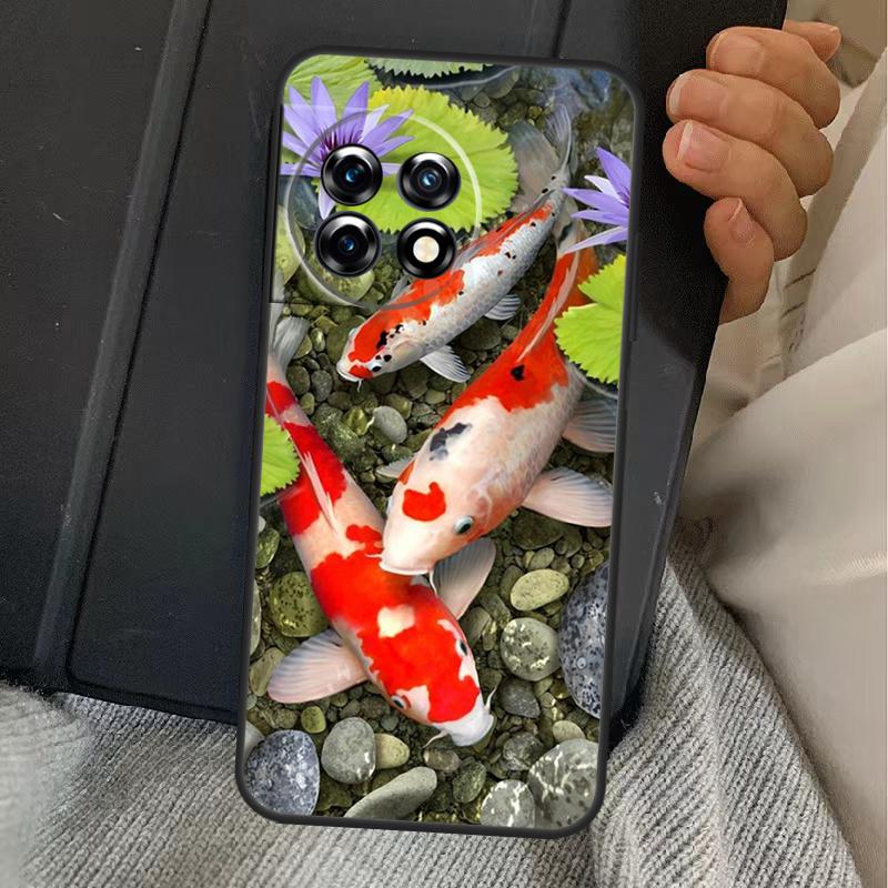 Koi Fish Carp Case For OnePlus 15 13 12 11 13R 13T 10T 10R 12R OnePlus Nord 5 CE 2 3 4 Lite N20 N30 Cover