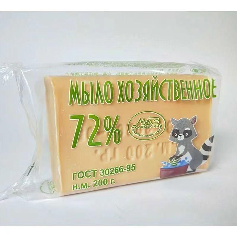 Русское Мыло для стирки  Енотик  72% - Землистый, Мелкая пена, Старомодное Оригинальное.