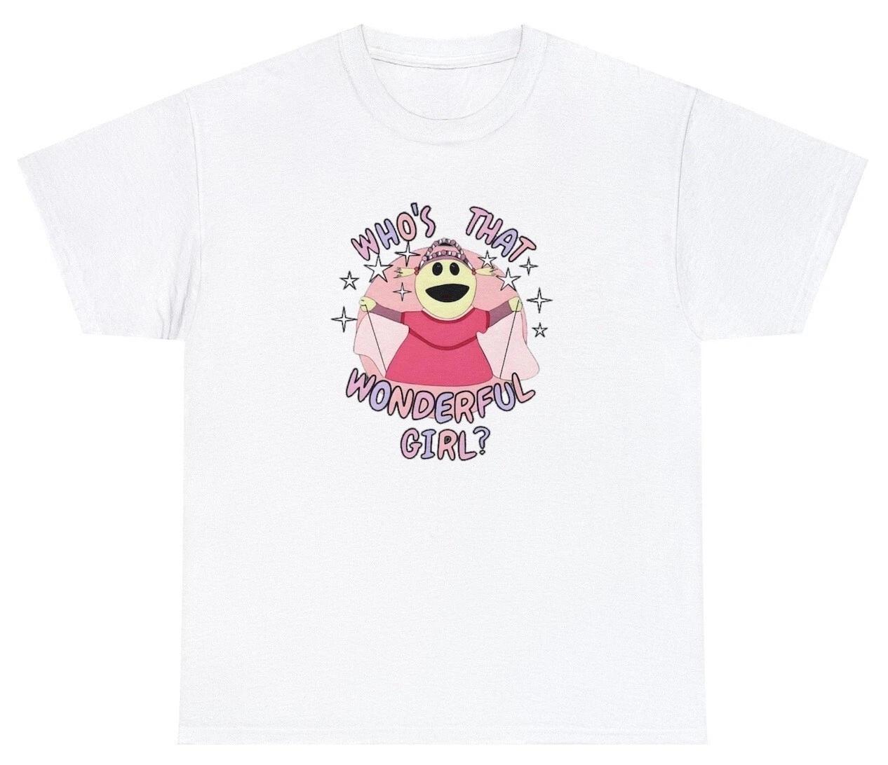 Who s That Wonderful Girl Mona Nanalan T Shirt Funny Cartoon Princess Lover Tee XXXXL