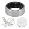 Smart Ring Wearable Step Counter IPX8 Water Resistant Sleep Tracking Smart Ring with Charging Base