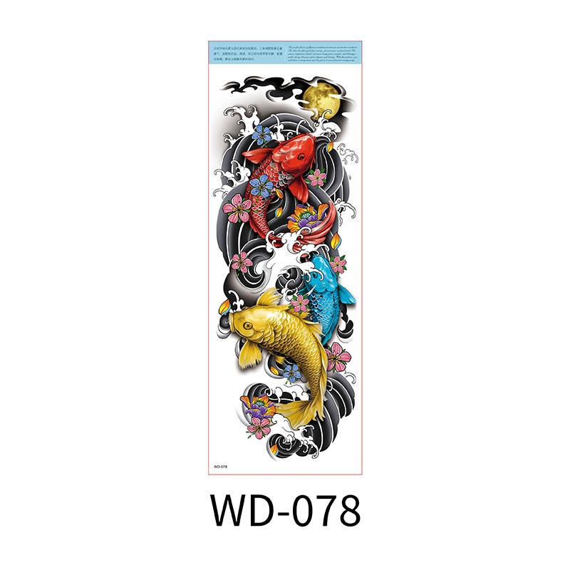 Festival Water Transfer White Paper Tattoo Sleeves | Custom Full Arm Designs | Waterproof & Realistic Fashionable