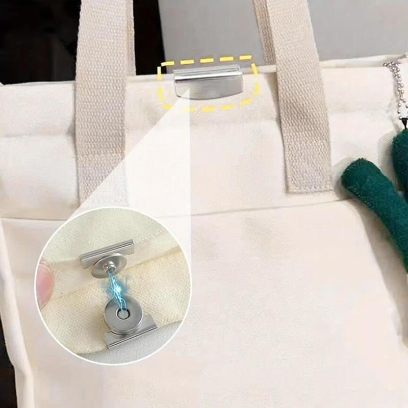 10 Pcs Strong Magnetic Buckle Clasp No-Sew Snap Lock for Purse Bags Clothing DIY Detachable Magnetic Purse Clip