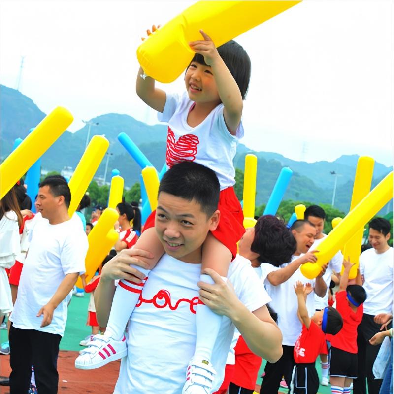 Bastão Inflável de PVC de 90cm Balão Jumbo Jogos ao Ar Livre Brinquedo de Jardim de Infância Para Adultos Crianças Festa de Carnaval Liderança de Torcida Brinquedo Esportivo