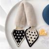 Scarf Women's Autumn and Winter Plush Cross Scarf To Keep Warm Imitation Rex Rabbit Fluffy Scarf