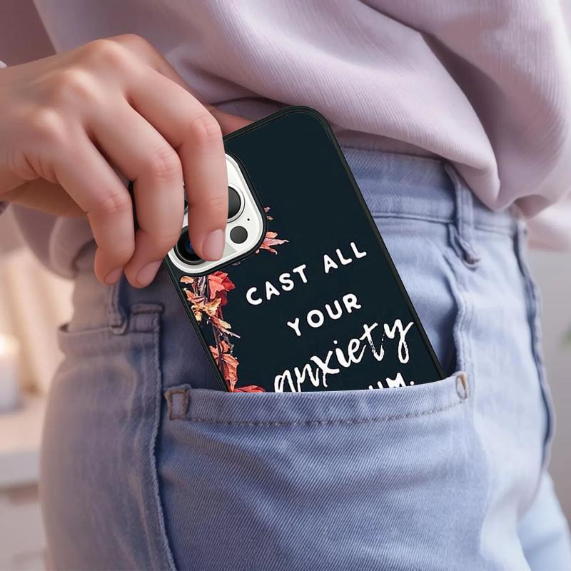 

Verse of The Christian Bible Jesus Phone Case For iPhone 17 Air 15 16e 14 13 Pro Max Coque 12 11 Pro Max PLUS cover iPhone 17pro