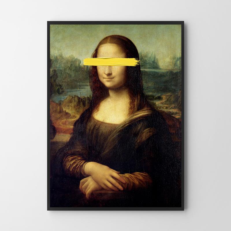 Mona Lisa Da Vinci Pop Art Poster