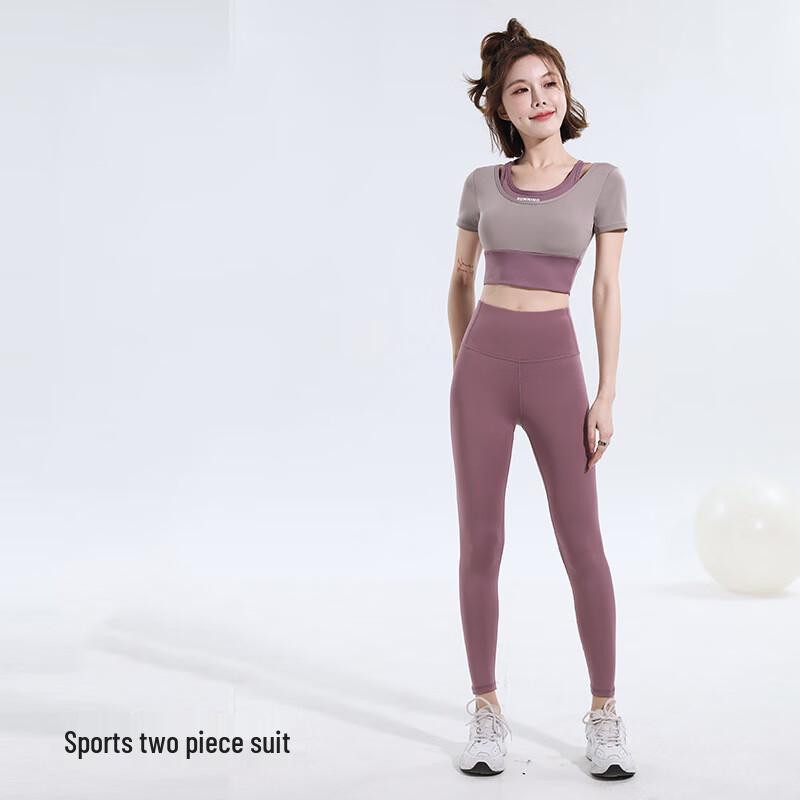 WEZHO Two-Piece Look Yoga & Fitness Set