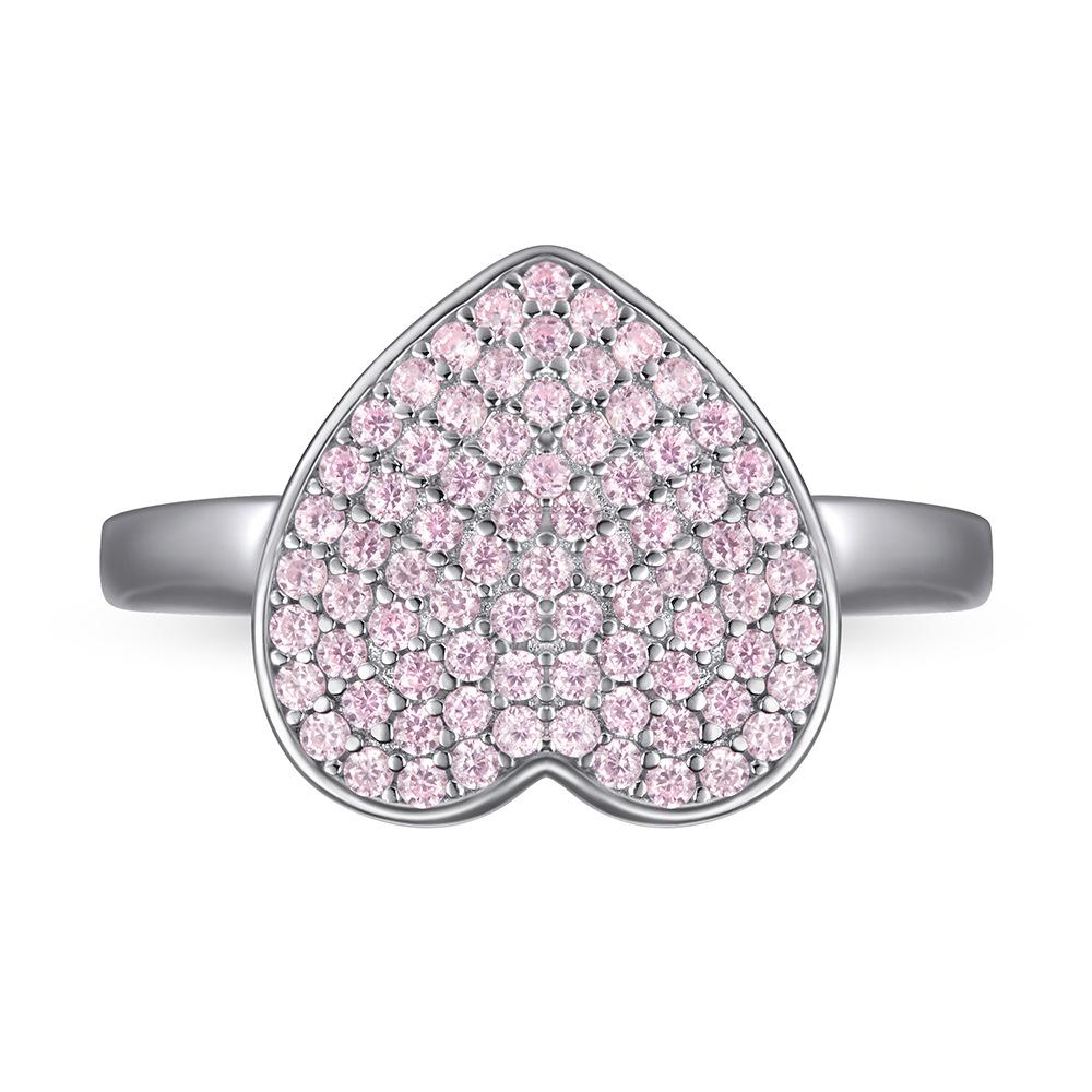 Lindon Classic 925 Sterling Silver  Zircon Ring Ladies Jewelry Wedding Promise Party Gift