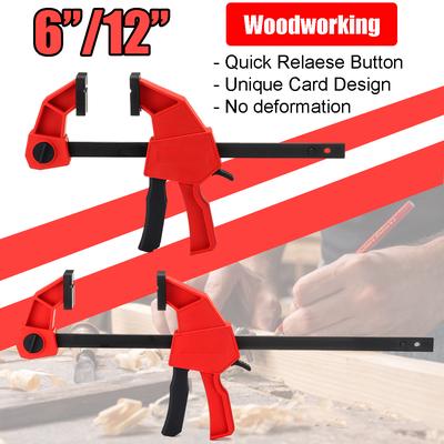 H3E# DURATEC Ratchet F Clamp Woodworking Clamp Quick Grip F Style Bar Wood Clip