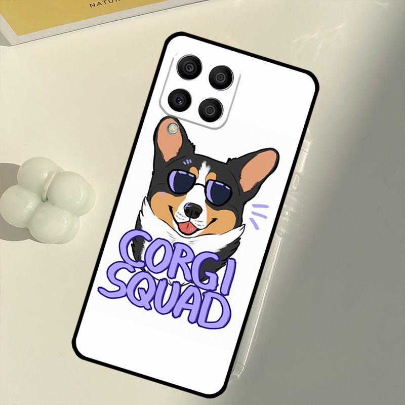 Cartoon Corgi Dog For Samsung Galaxy M31 M16 M11 M21 M13 M33 M35 M53 M55 M15 M14 M34 M54 M12 M32 M52 M06 Case