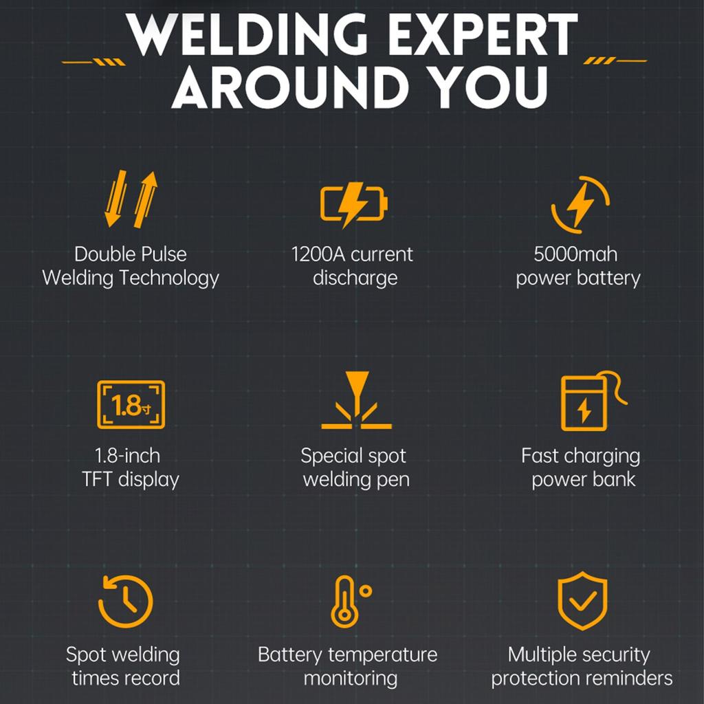 SWM 10 Welding Tool Mini Handheld Spot Welder 18650 Battery Pack 5000mah Weldable 0.25mm Handy Battery Welder