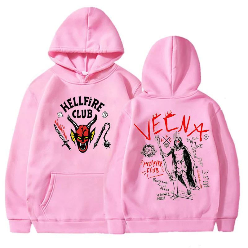 Nowe Modne Bluzy z Kapturem Klub Piekielnego Ognia dla Mężczyzn Kobiet Casualowe Bluzy Unisex z Długim Rękawem Pulower Bluza Streetwear