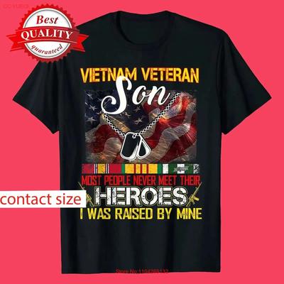 Proud Son Of A Vietnam Veteran My Dad Mom Is Hero T Shirt S 5xl Vintage Stylish Fashion Top For Everyday Wear Casual