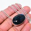 Labradorite Gemstone Handmade 925 Sterling Silver Jewelry Necklace 20" KJ-671