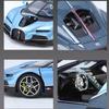1/32 Scale Bugatti Tourbillon V16 Supercar Alloy Metal Diecast Model Car Home Decoration Trendy Toy Collection Hobbies High Simulation Present