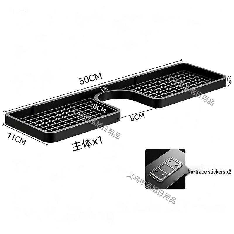 Bathroom Vanity Sink Stand with Storage Shelves and Faucet