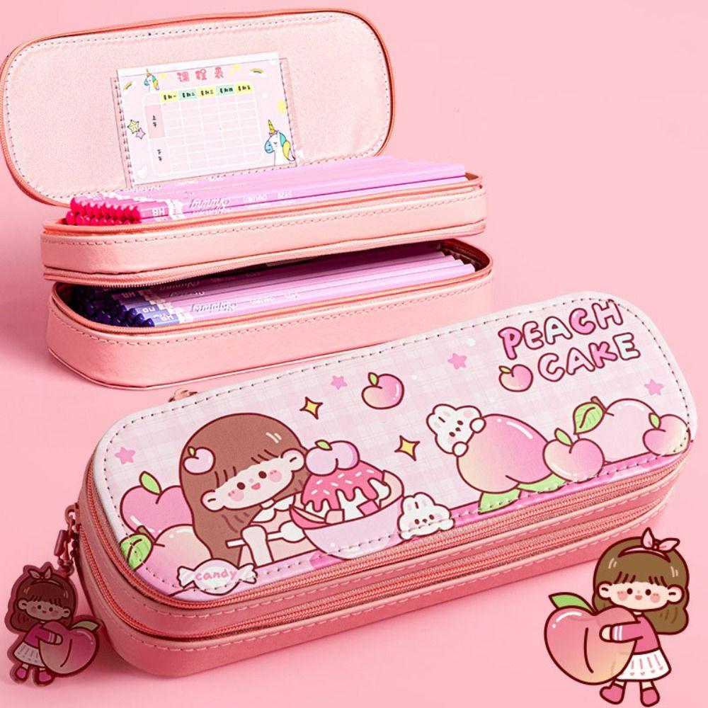 Multi-function Pencil Case Portable Stationery Box Storage Box  Student School Supplies