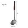 RuHan Titanium Soup Ladle with Wooden Handle