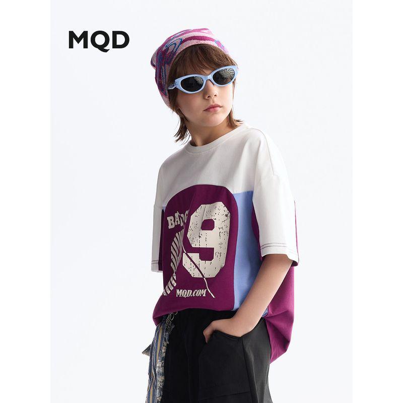 [Moisture-Absorbing and Quick-Drying] Mqd Children's Clothing Boys' Short-Sleeved T-Shirt Summer New Style Children's Printed Short-Sleeved Top