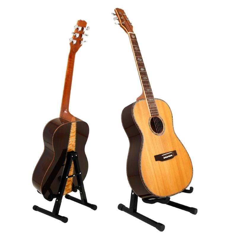 Universals Metal Acoustics Guitar Stand A Frame Folding Instrument Stand for Guitar, Violins, Ukuleles