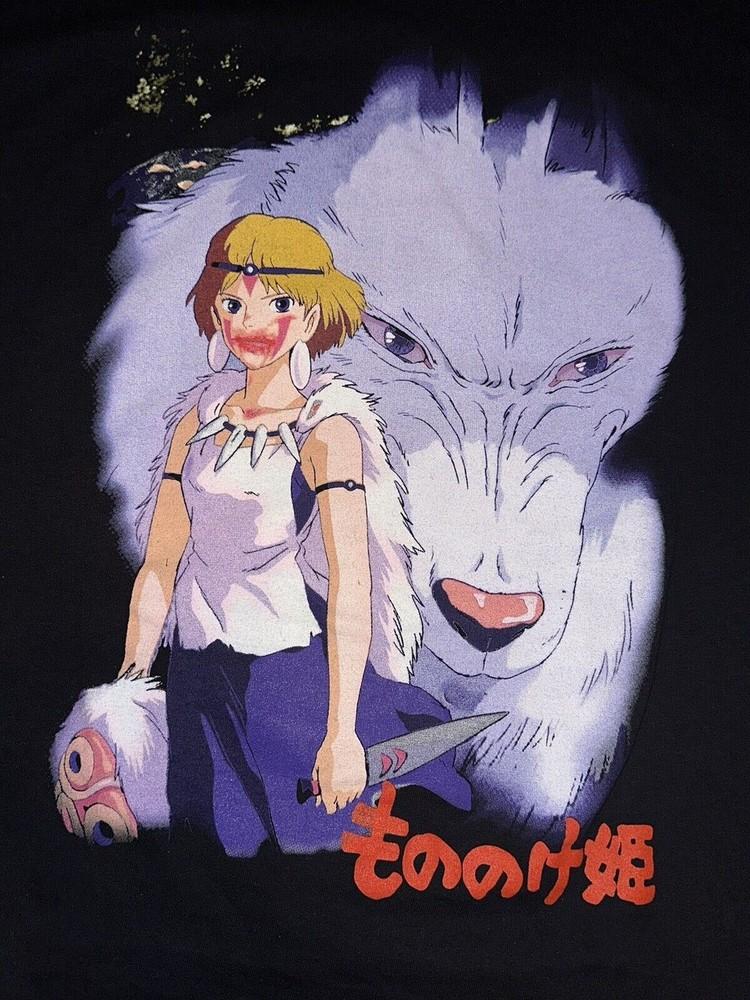 

Screen Stars Princess Mononoke Cartoon T-Shirt Unisex Tee S-5XL VN1755 Unisex T-Shirt XXXXL