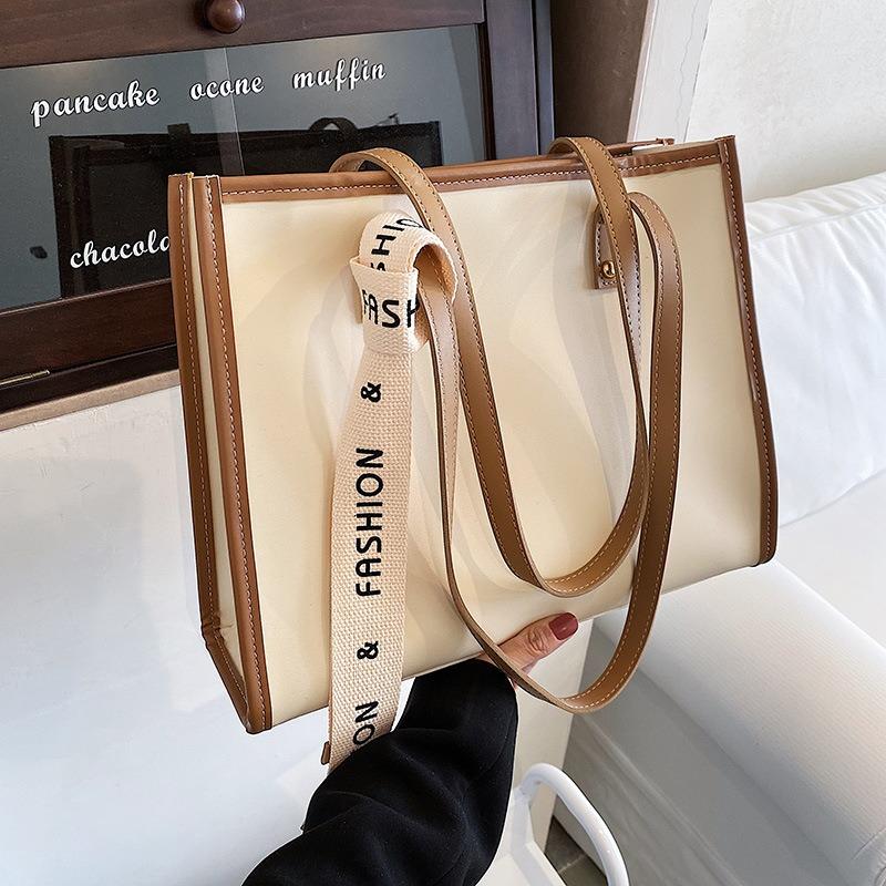 Niche Single Shoulder Big Bag Women's New University Class Tote Bag Versatile Large Capacity Commuter Bag High Sense