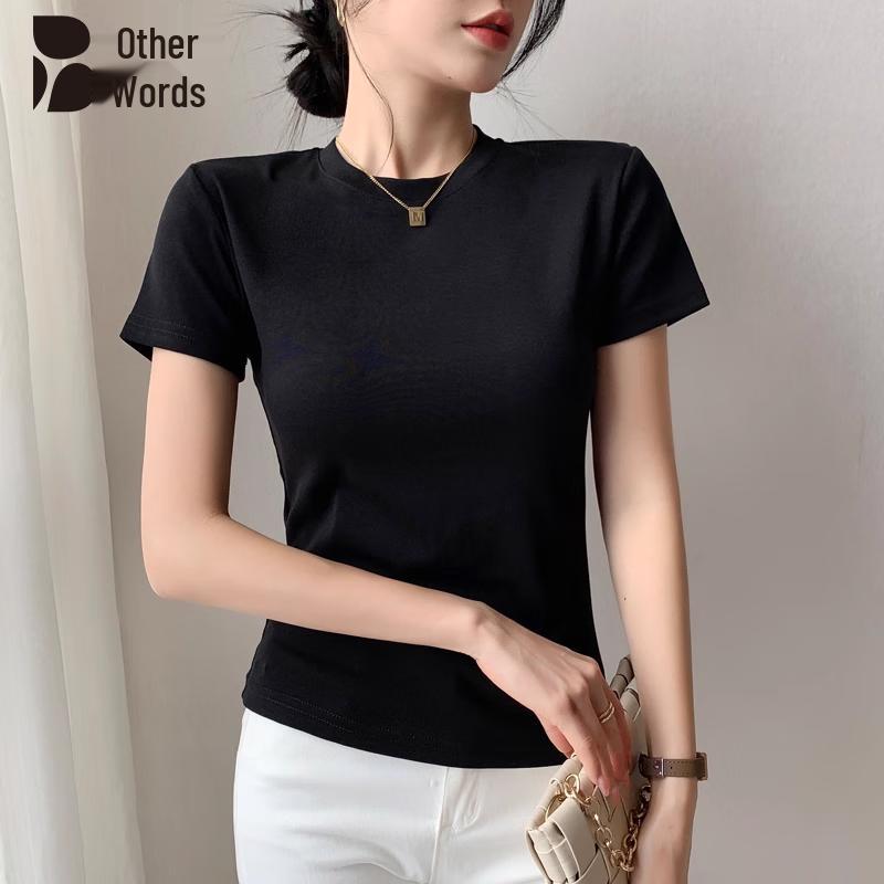 

Bieyu Women s Regular Shoulder Short Sleeve T-shirt M