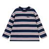 Mucmukn Kids' Striped Color-Block Long Sleeve T-Shirt