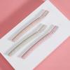 3Pcs/set eyebrow trimmer Portable stainless steel blade Wheat straw type women's eyebrow Beauty tool