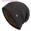 Simple Style Knitted Beanie Unisex Ski Beanie Hats Simple Thick Knitted Hat  Outdoor Sports
