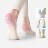 Breathable Fitness PilatesSocks Patchwork Floor Socks Sweet Gradient Silicone Yoga Socks  Women