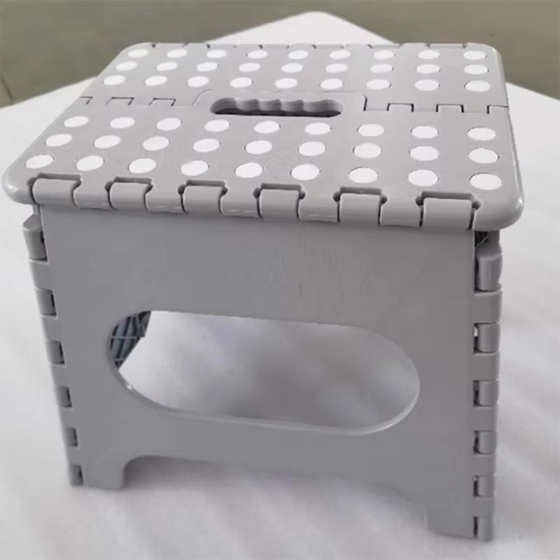 Folding Plastic Stool Portable Camping Folding Stool Travel Hiking Folding Chair Kitchen Bathroom Living Room Bedroom Furniture