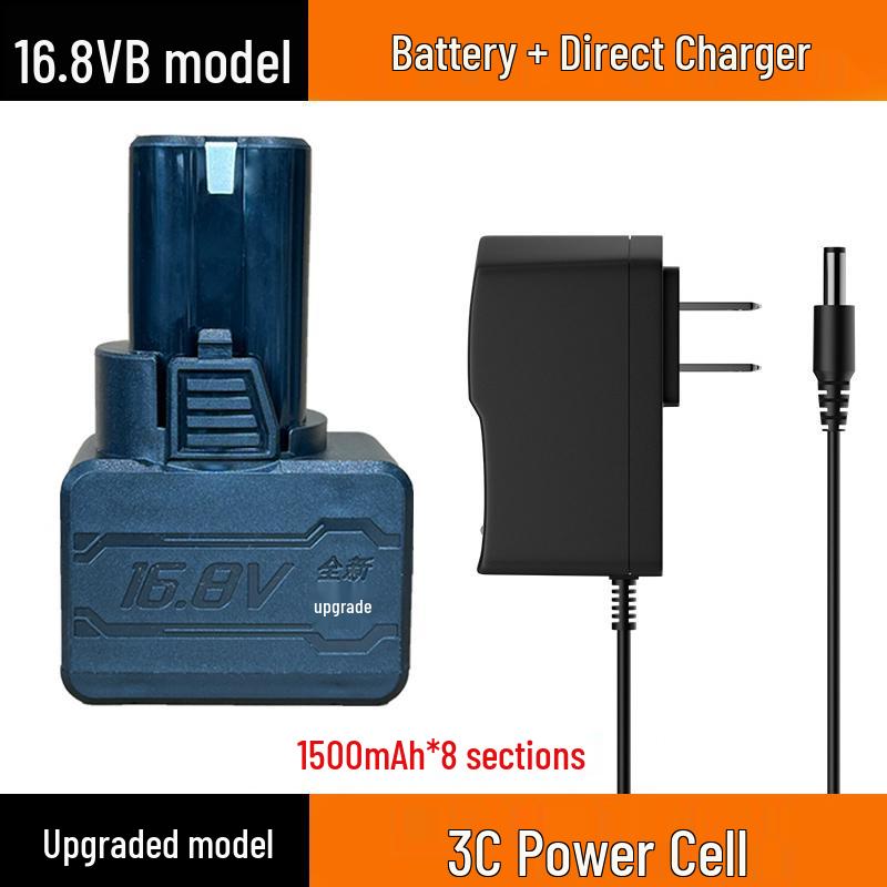 16.8V Cordless Electric Screwdriver Drill with Large Capacity Lithium Battery