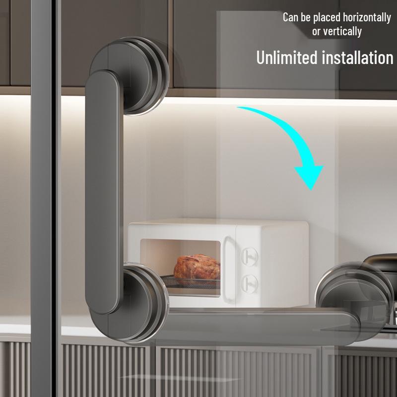 Non-Drilling Suction Cup Handle for Glass & Sliding Doors