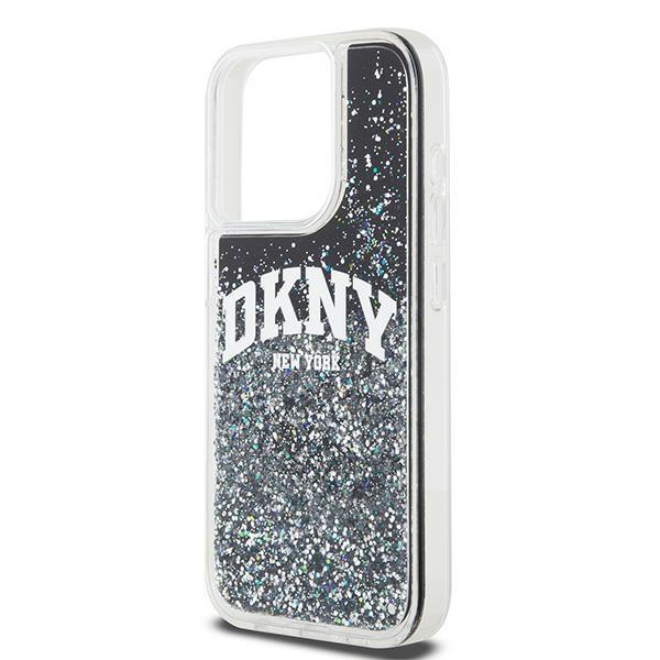 Dkny Dkhcp14Llbnaek Iphone 14 Pro6.1 Czarny/Black Hardcase Liquid Glitter Big Logo