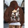 Men's Print Top Hooded Sweatshirt Casual Comfortable Hoodies Sweatshirts Men’s