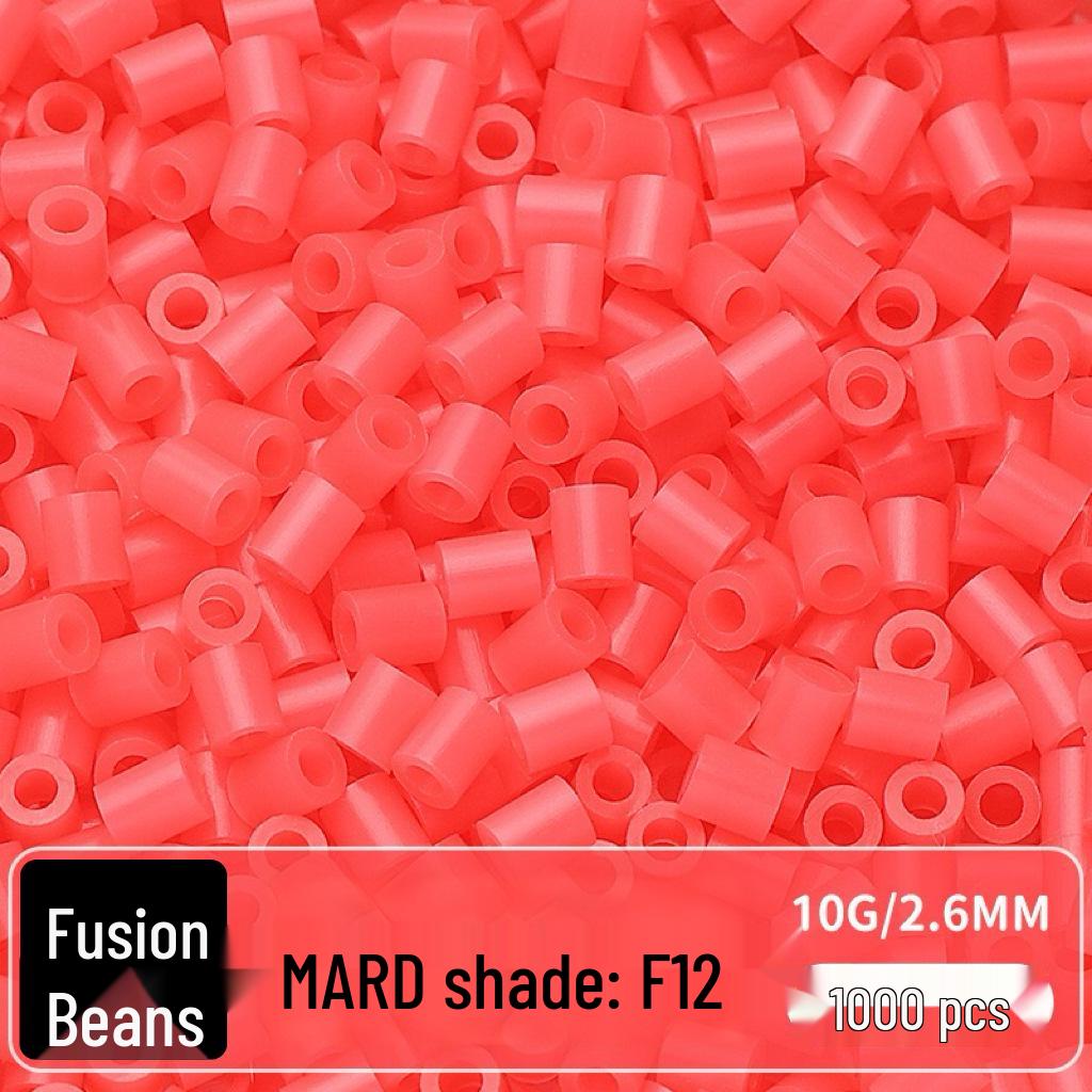 Confezione di Ricarica Perline Termofusibili da 264 Colori - 1000 Perline, 2,6 MM, Materiali per Puzzle 3D Fai da Te