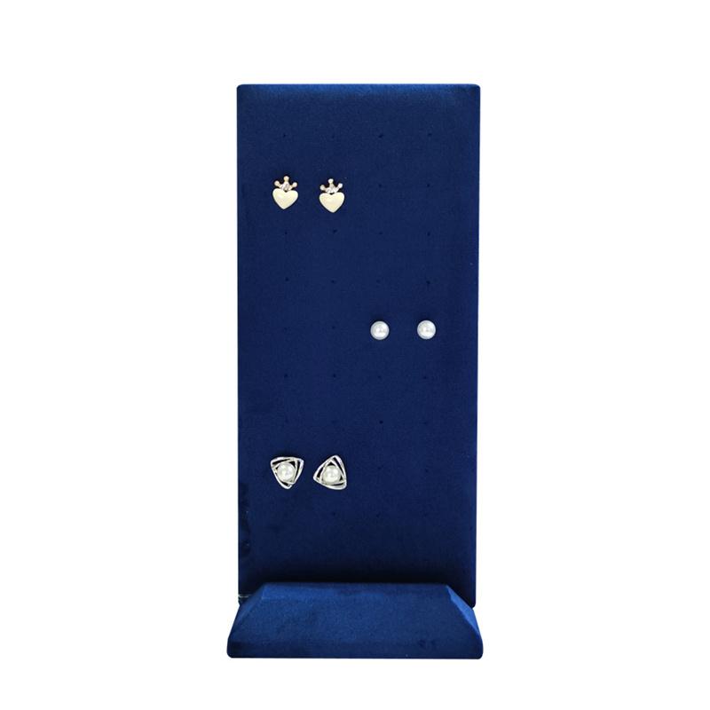 

Высококачественная бархатная стойка для хранения серег с 40 отверстиями, подставка для демонстрации на туалетном столике, дисплей для хранения серег, съемный дисплей-реквизит 40 hole stud rack темно-синий